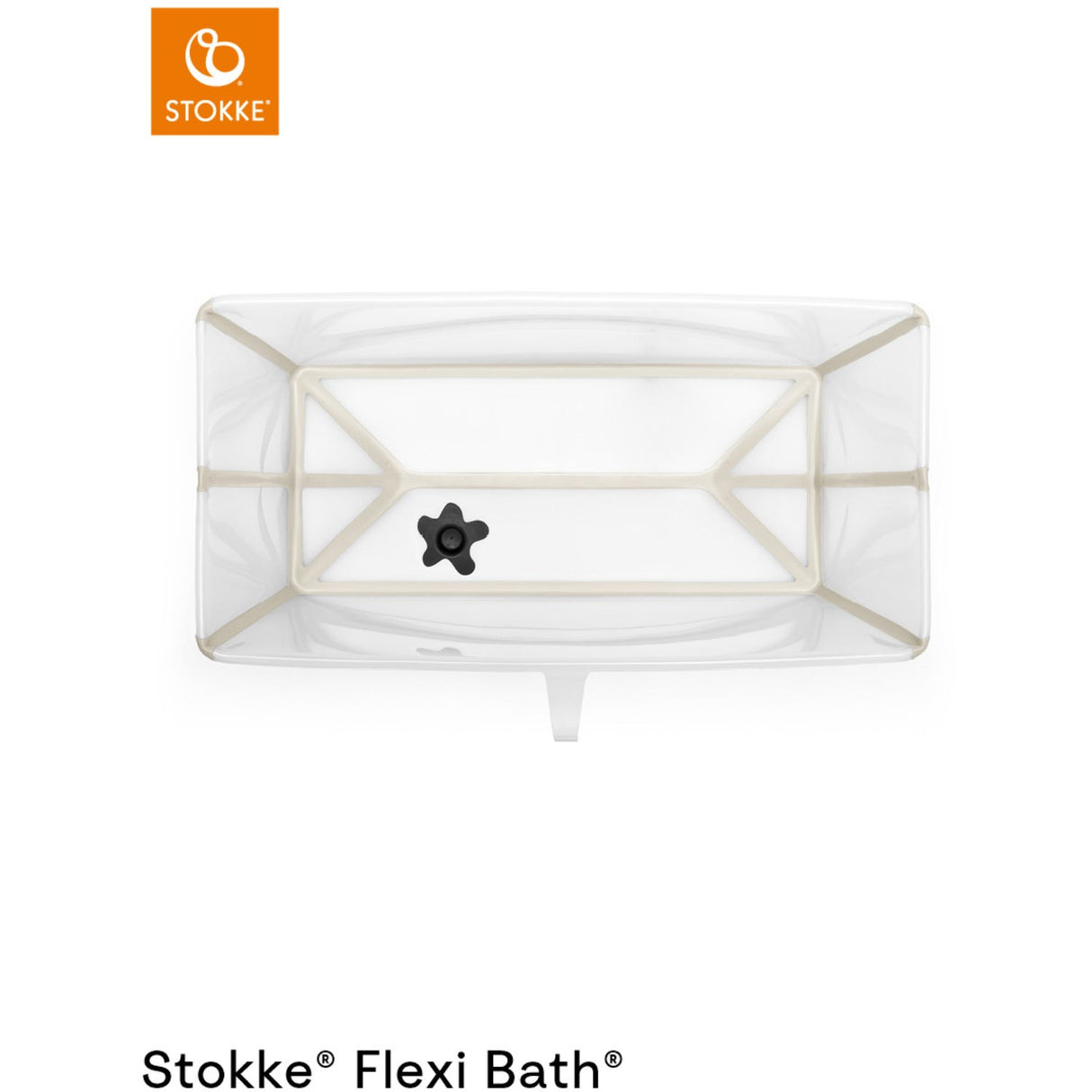 Stokke® Sandy Beige Flexi Bath® X-Large + Newborn Sæt Bundle