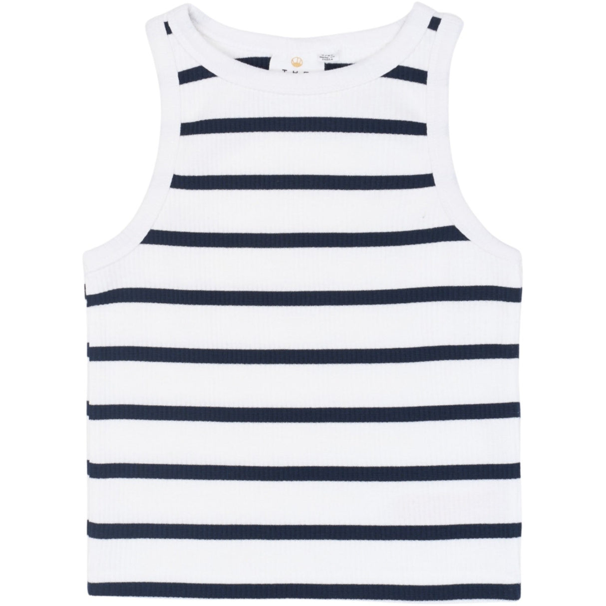 The New Navy Blazer Striped Tntish S_L Rib Top