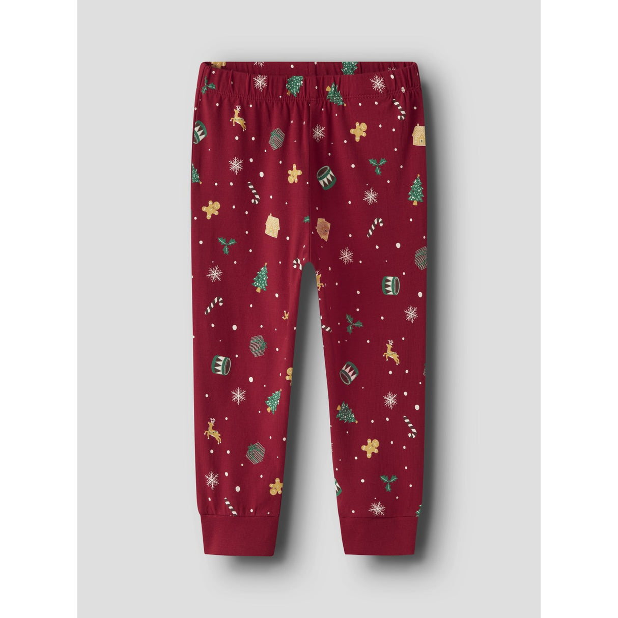 Name It Jule Nattøj sæt Jester Red Xmas AOP