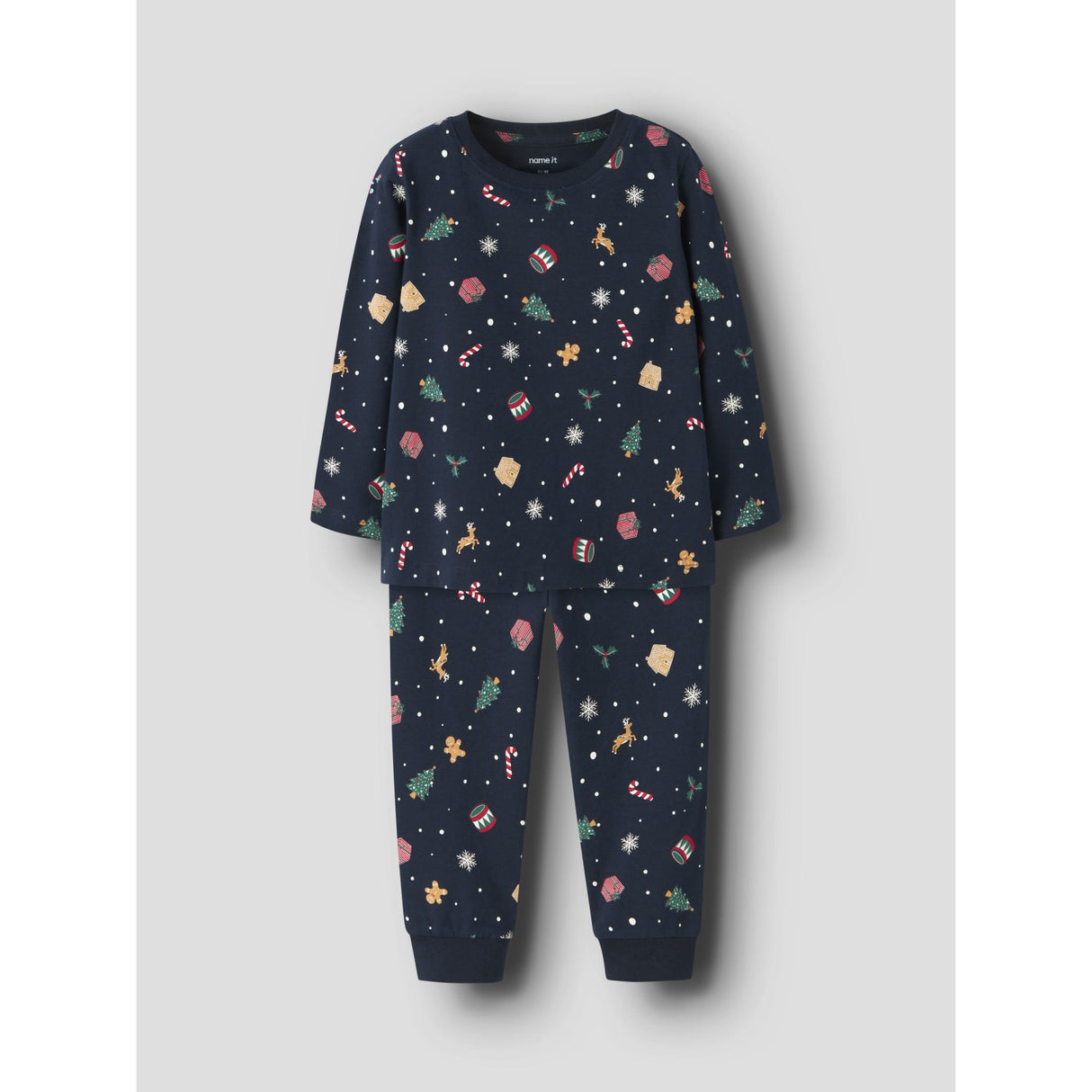 Name It Jule Nattøj sæt Navy Blazer Xmas AOP