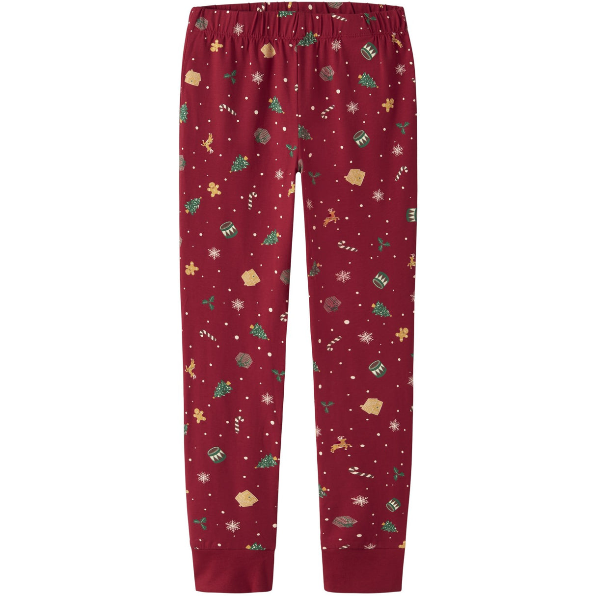 Name It Jule Nattøj sæt Jester Red Xmas AOP