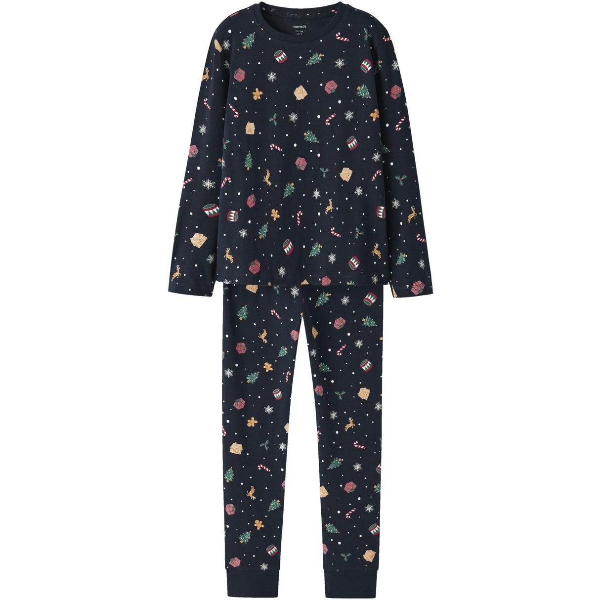 Name It Jule Nattøj sæt Navy Blazer Xmas AOP