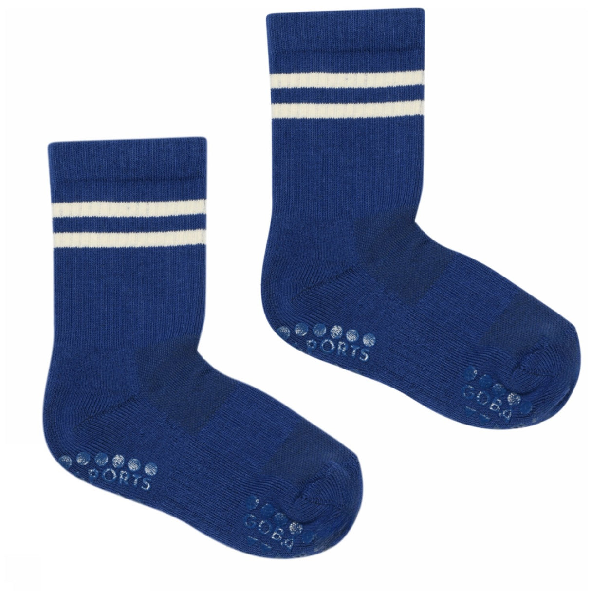 Gobabygo True Blue Non-Slip Sports Strømper