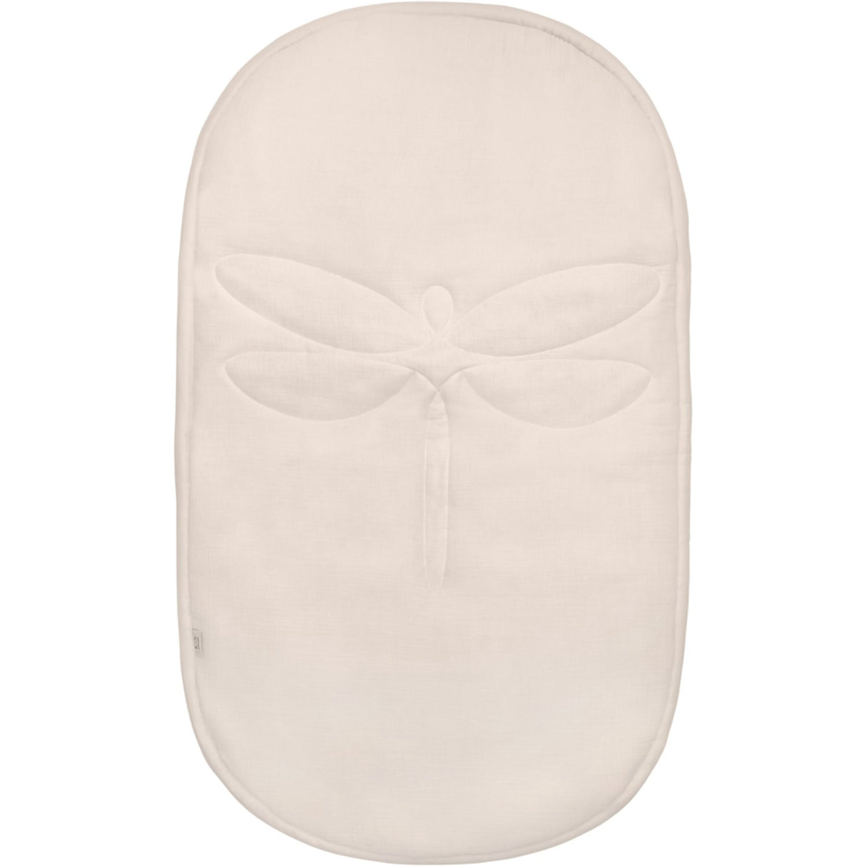 KAS Kopenhagen Cream Dragon Fly Oval Legetæppe