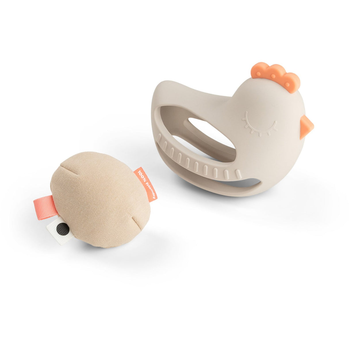 DonebyDeer Clucky Sand Gribe- Og Bidelegetøj