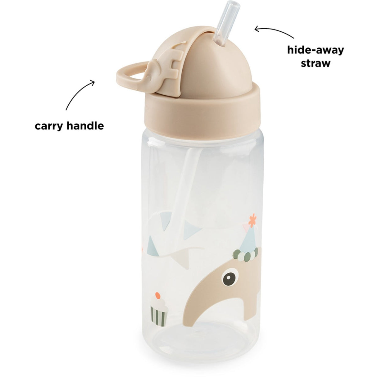 DonebyDeer Celebration Powder Drikkedunk Med Sugerør 350 Ml