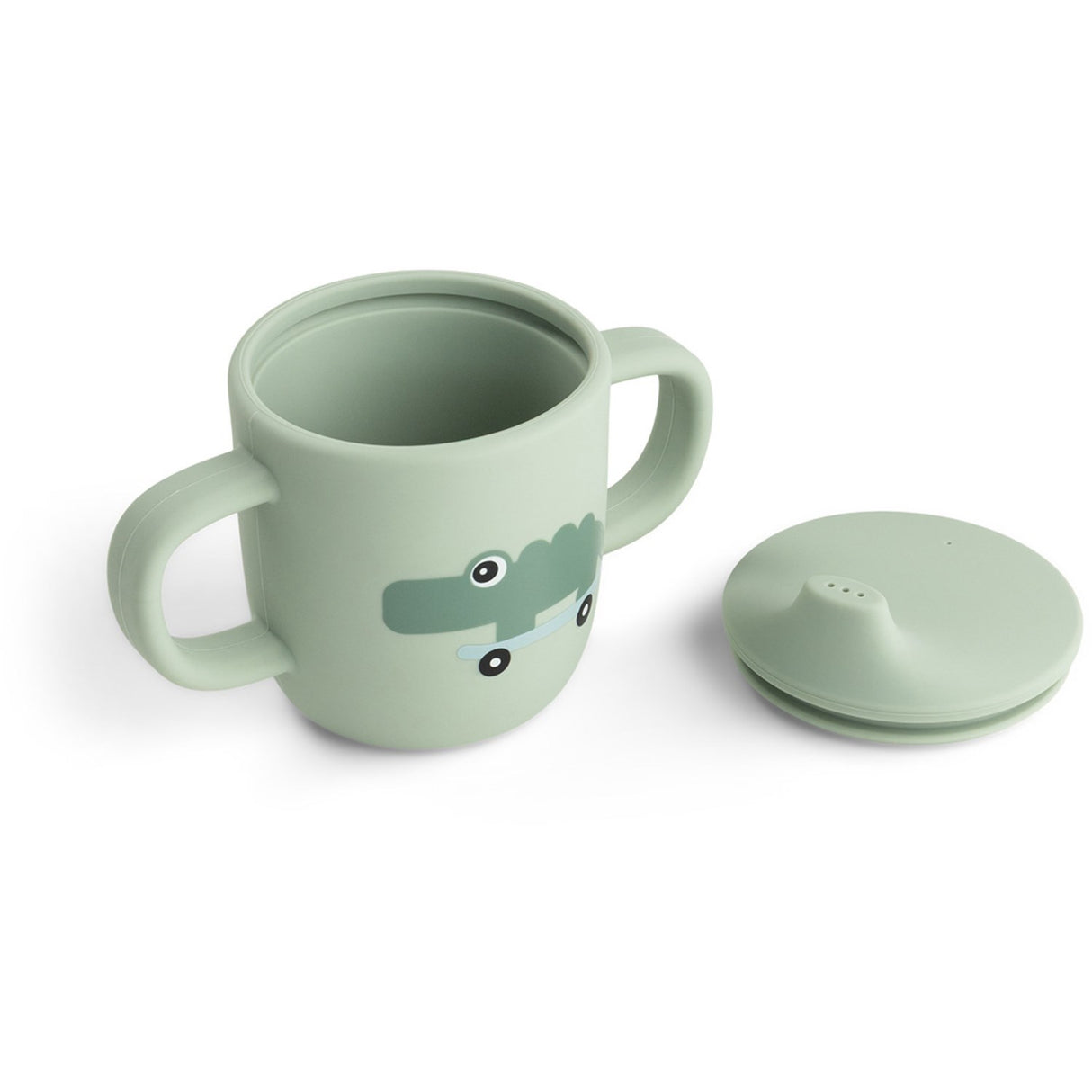 DonebyDeer Playground Green Silikone Tudkop 2 Håndtag