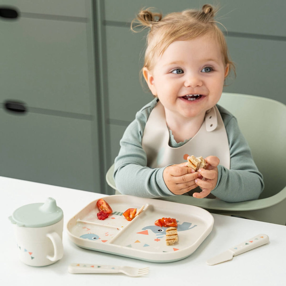 DonebyDeer Celebration Sand Foodie Inddelt Tallerken