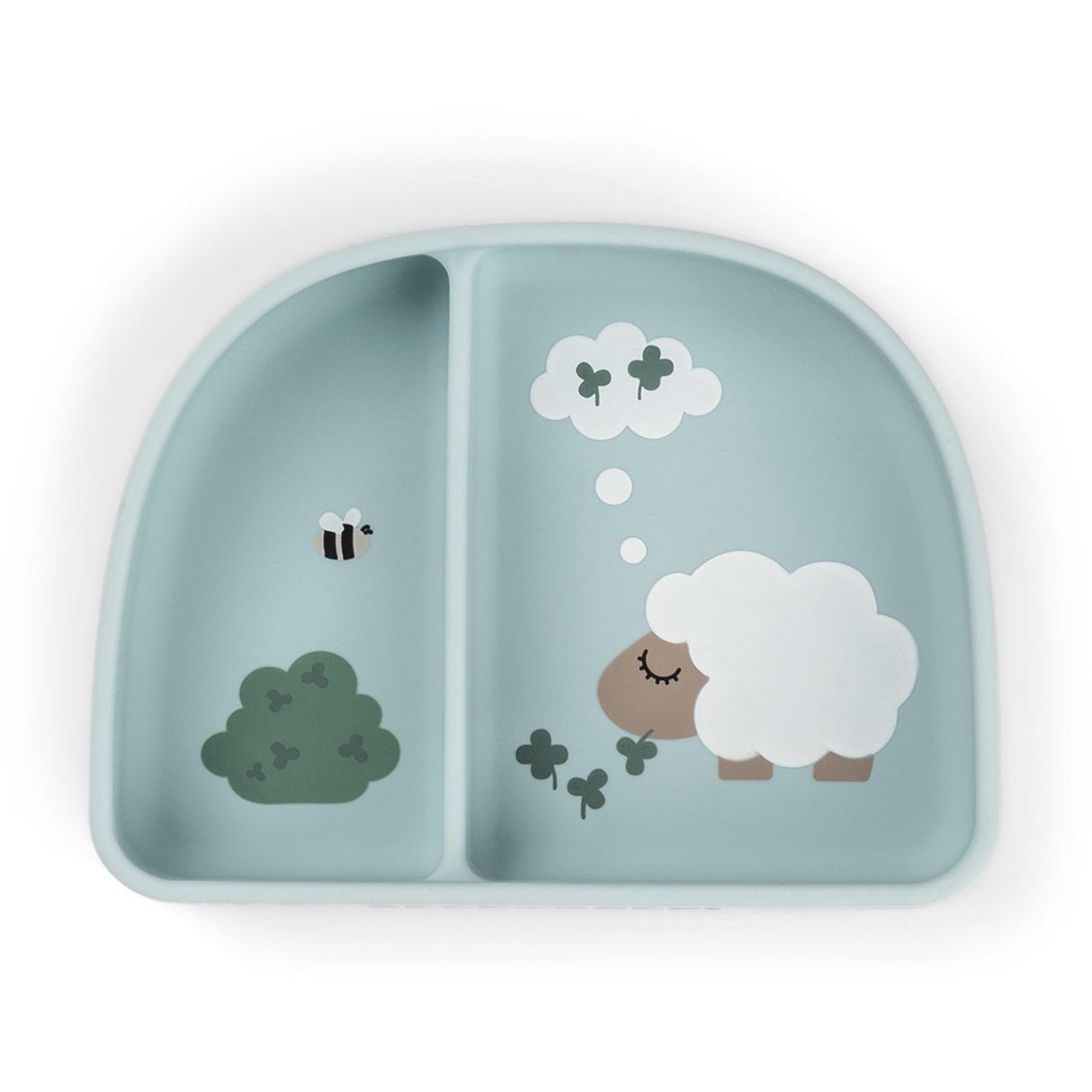 DonebyDeer Tiny Farm Blue Stick&Stay Inddelt Skål