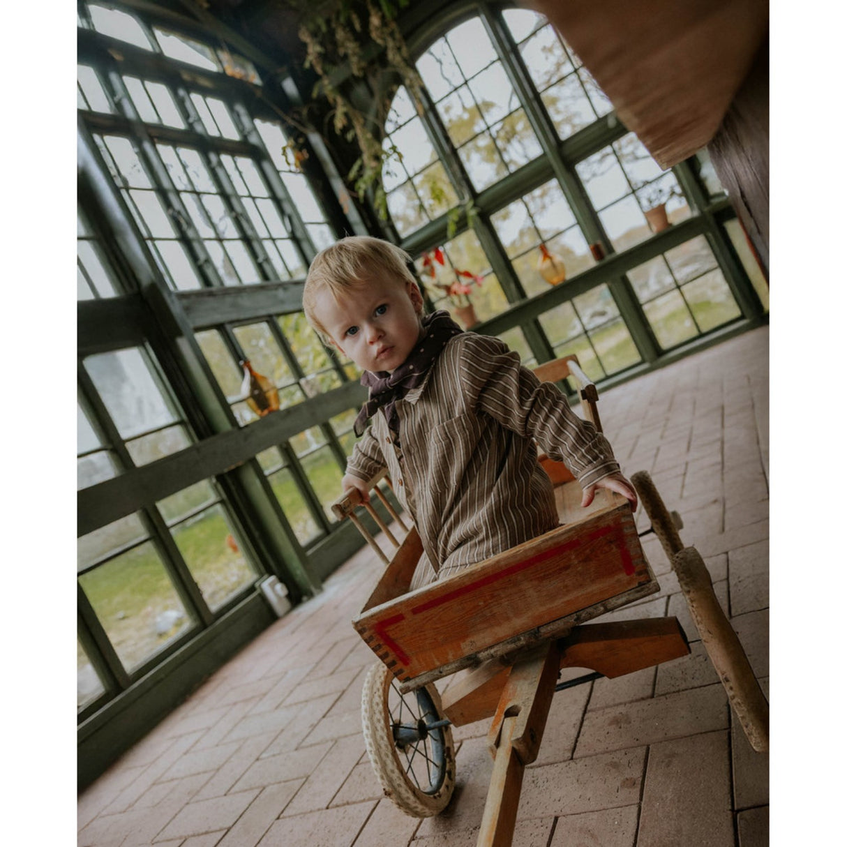 Fliink Pine Bark Stripe Elmo Bluse