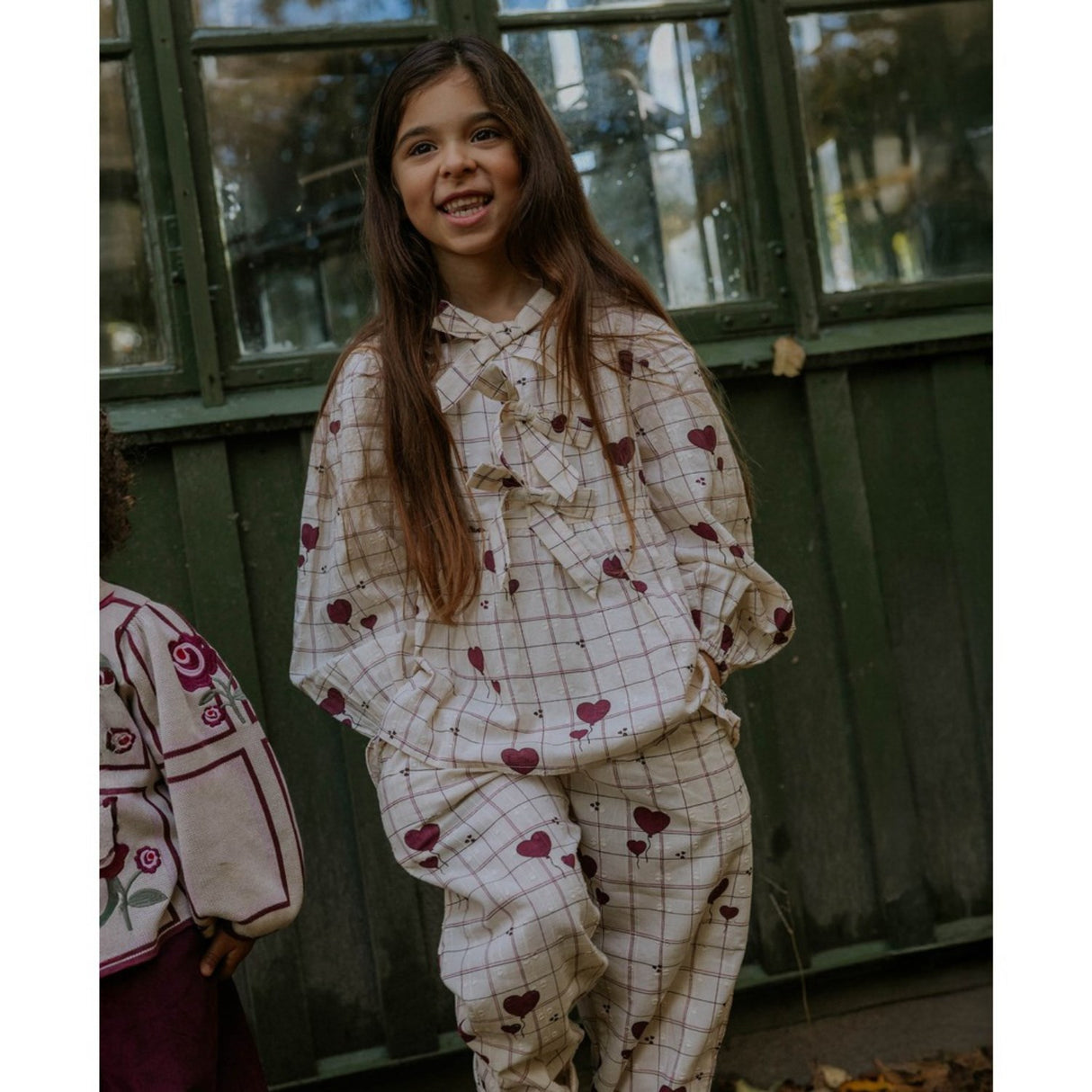 Fliink Sandshell Heart Aop Ilove Bluse