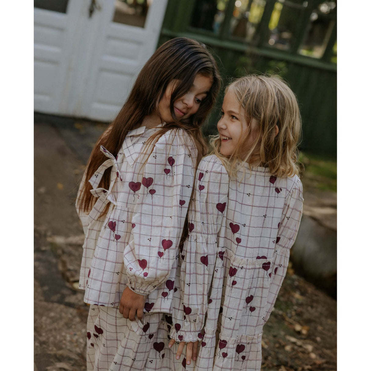 Fliink Sandshell Heart Aop Ilove Bluse