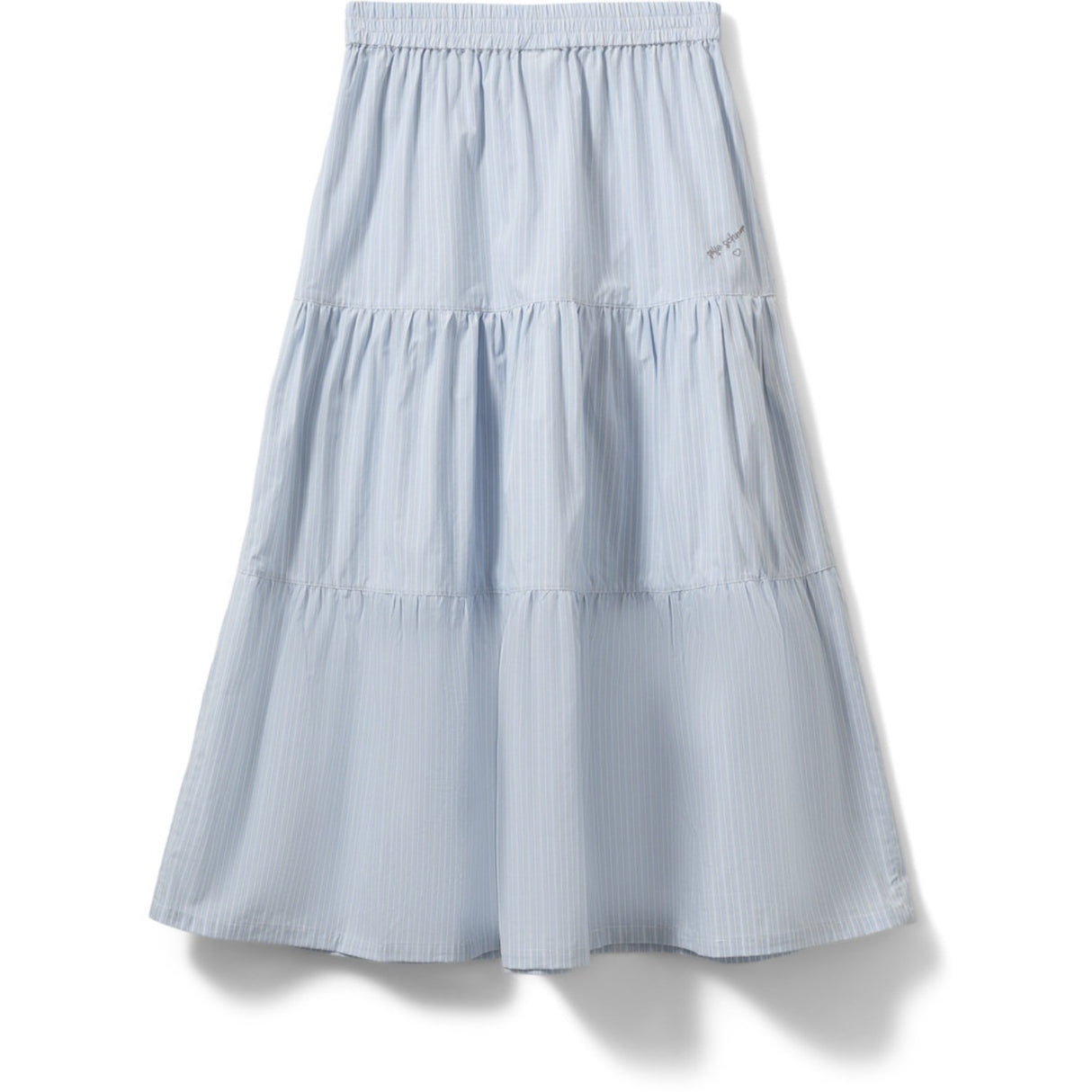 Sofie Schnoor Light Blue Striped Vivisy Nederdel