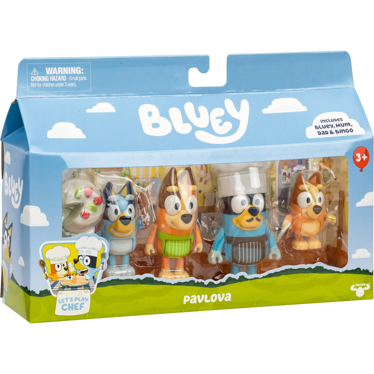 Bluey Figur 4-Pak Dessert Time Pavlova