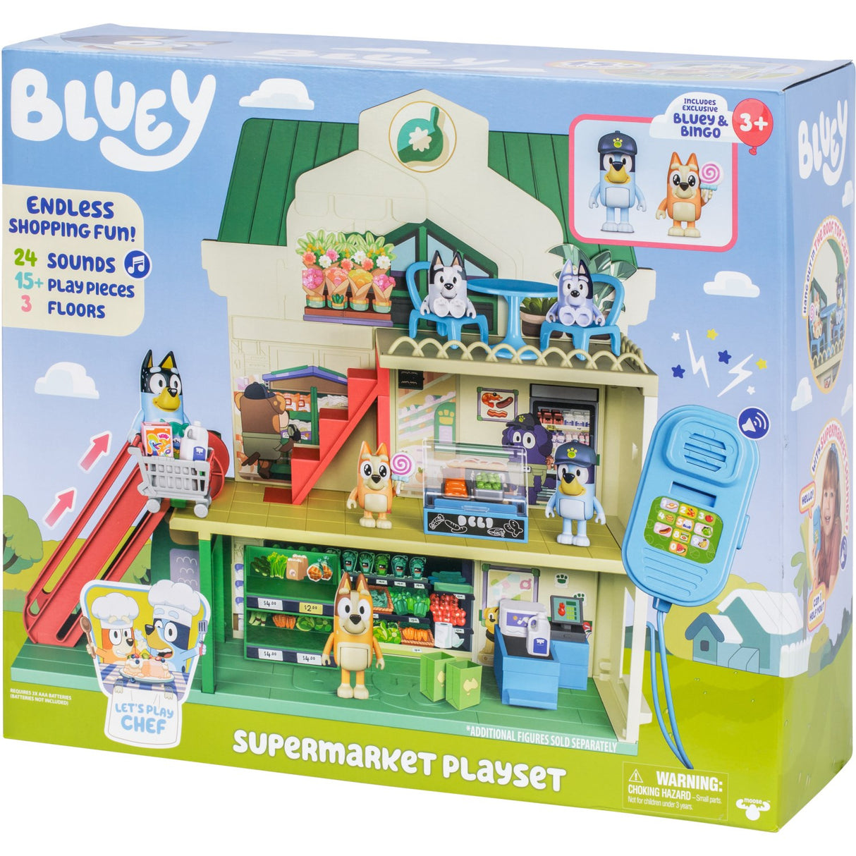 Bluey Supermarked Playset