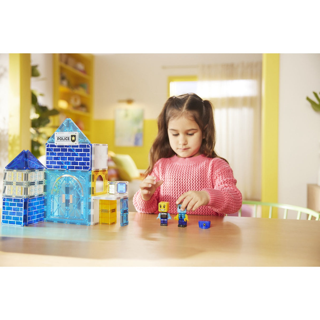 Magna-Tiles® Police Station 35 Pcs