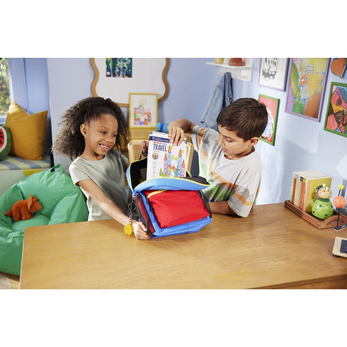 Magna-Tiles® Deluxe Travel Sæt 55 Pcs(CDU)