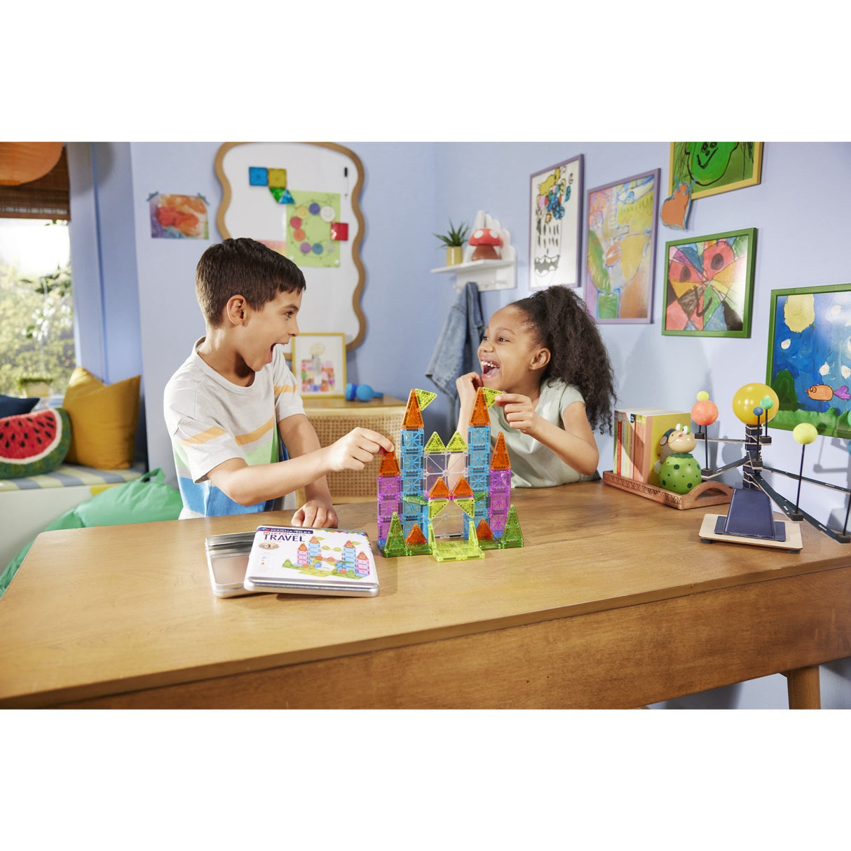 Magna-Tiles® Deluxe Travel Sæt 55 Pcs(CDU)