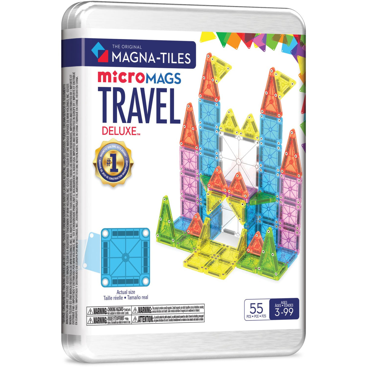 Magna-Tiles® Deluxe Travel Sæt 55 Pcs(CDU)