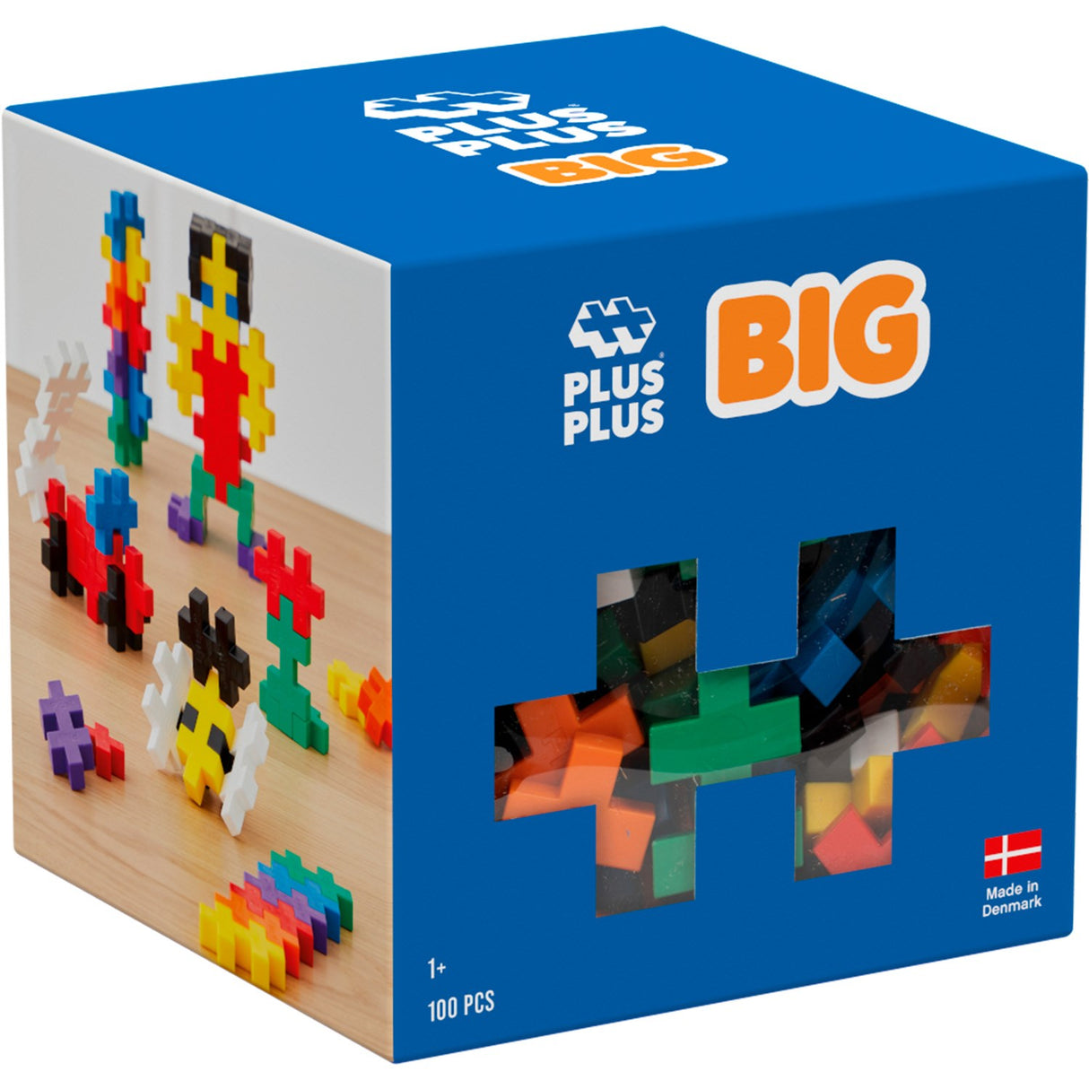 Plus-Plus BIG Basic Mix / 100 Pcs