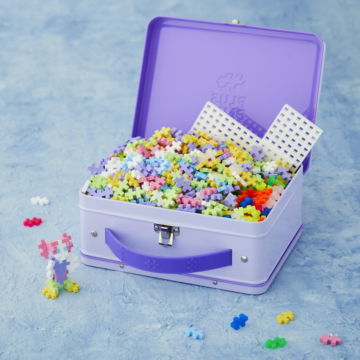 Plus-Plus Kuffert Pastel Metal