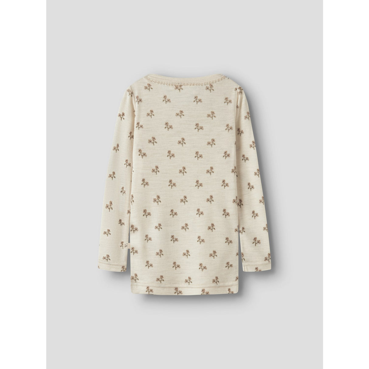 Lil'Atelier Turtledove Flower Nmfnalu Wo/Mo Ls Slim Top Lil