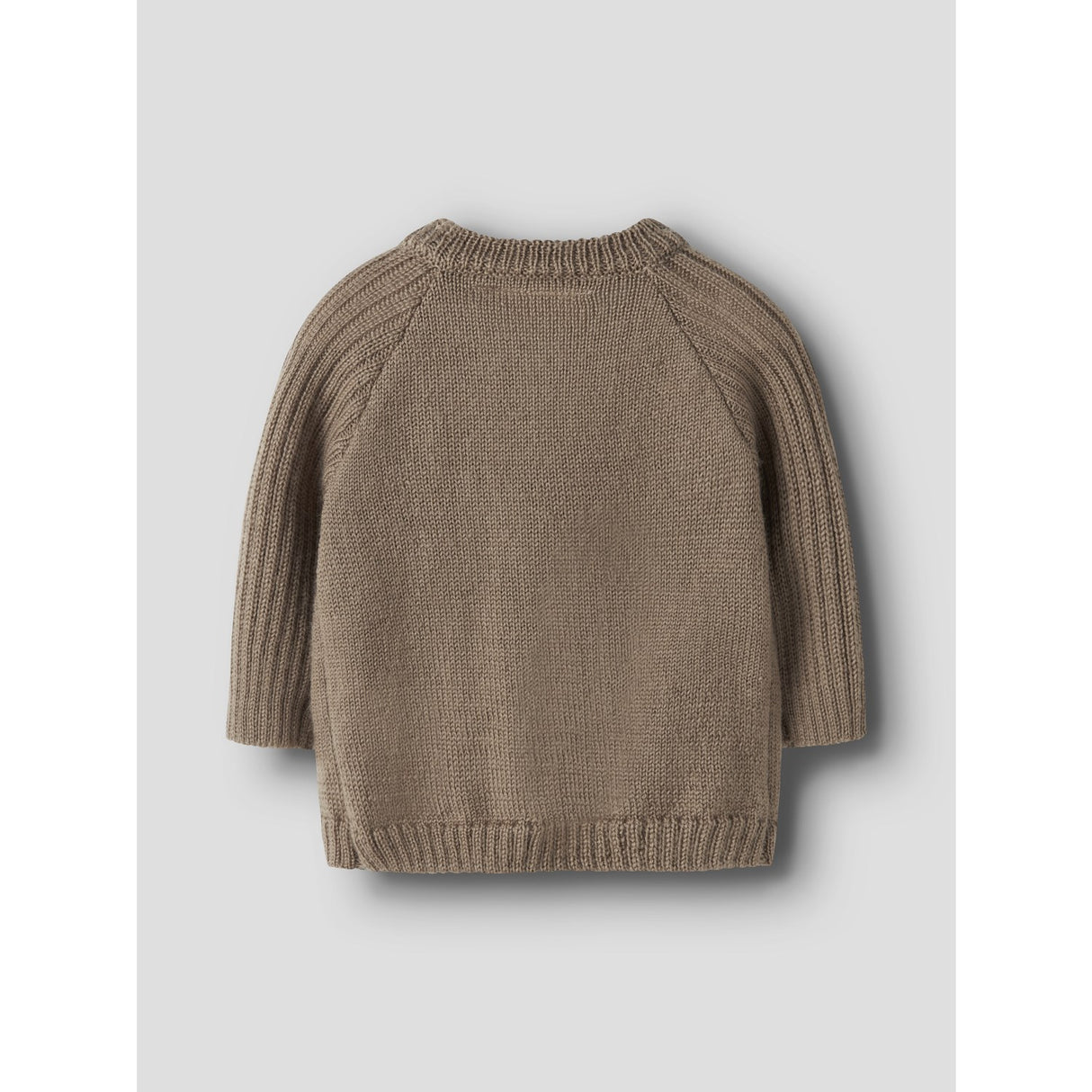 Lil'Atelier Sepia Tint Nbmnomo Noa Uld Ls Strik Card Lil