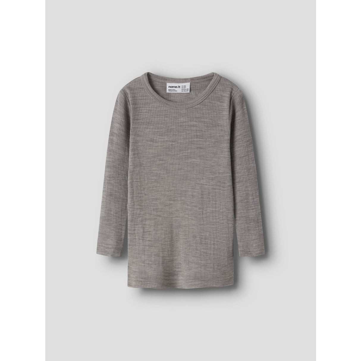 Name It Satellite Nmnwax Uld Rib Ls Top Noos