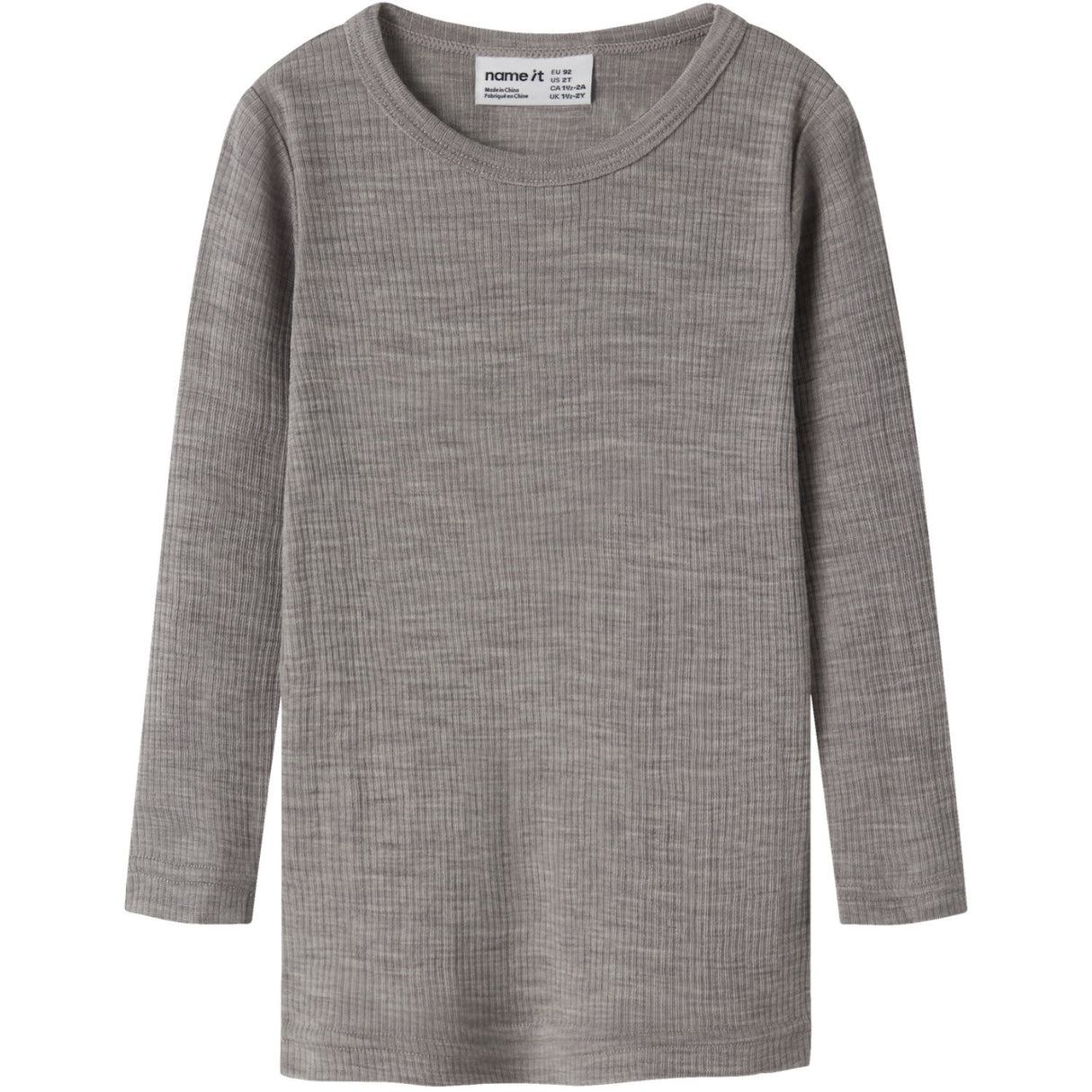 Name It Satellite Nmnwax Uld Rib Ls Top Noos