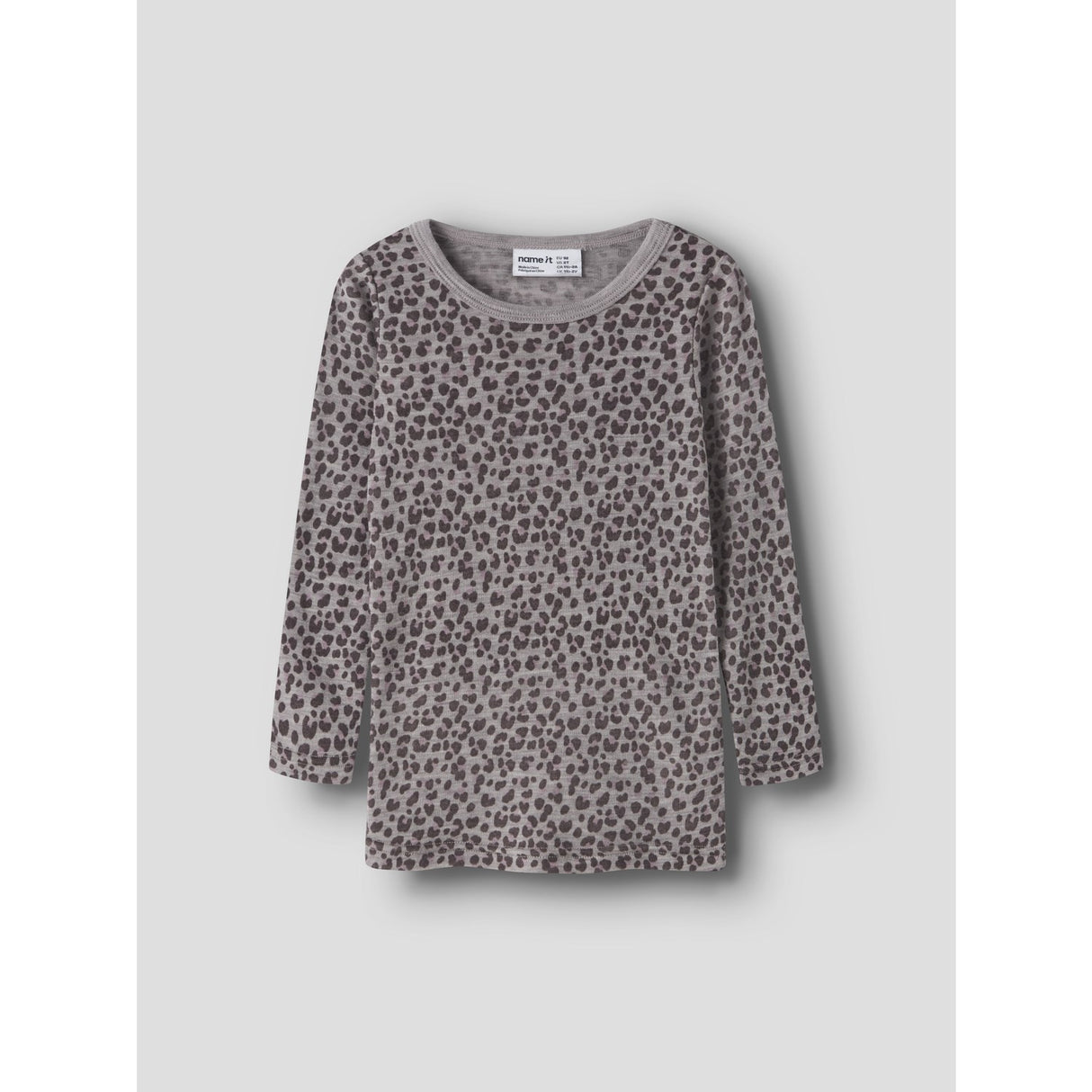 Name It Satellite Leo Aop Nmfwang Uld Rib Ls Top Aop