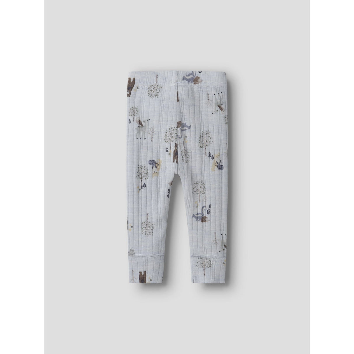 Name It Arctic Ice Forest Animal Nbmwang Uld Needle Longjohn Noos