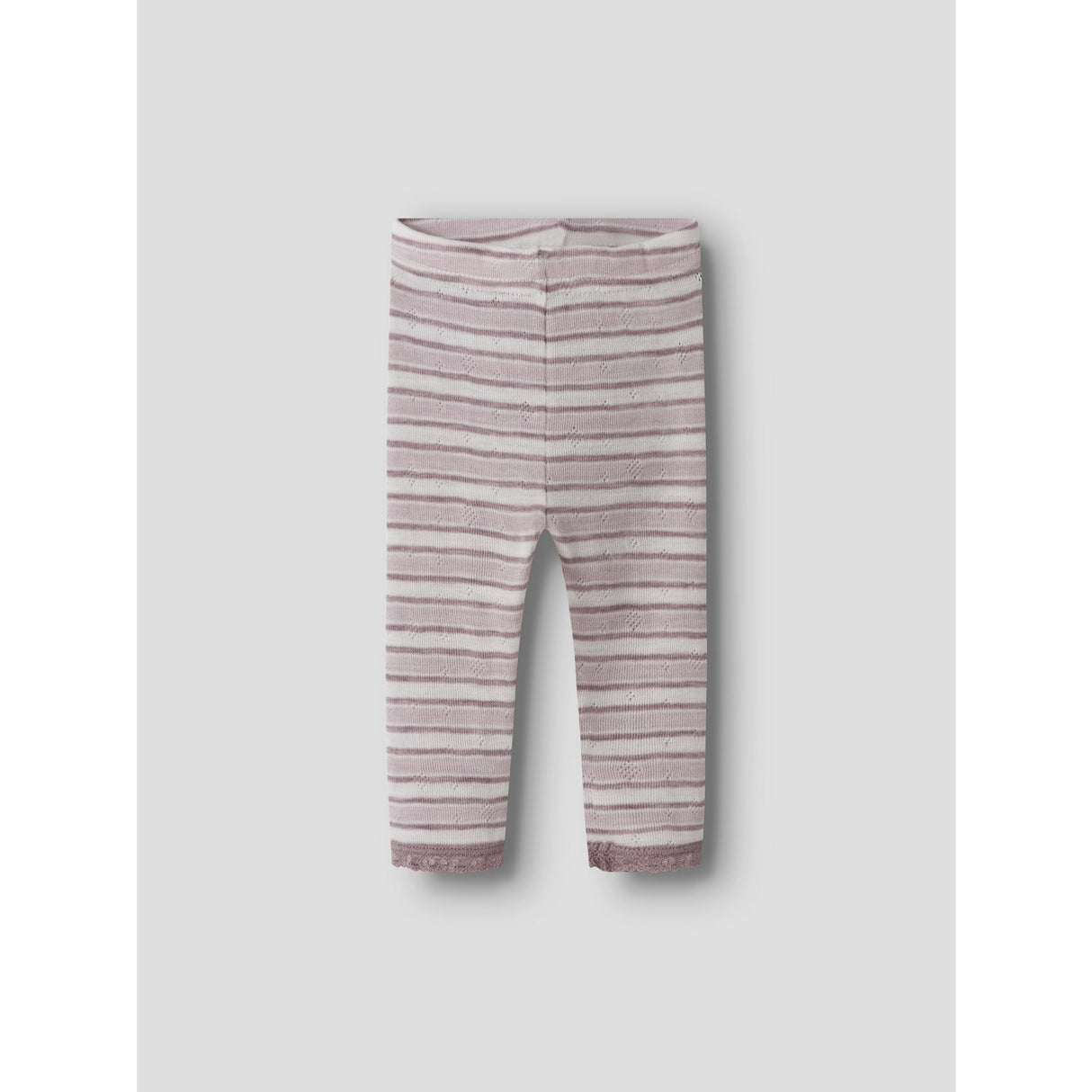 Name It Snow White Toadstool+Violet Ice Nbfwang Uld Needle Leggings Noos