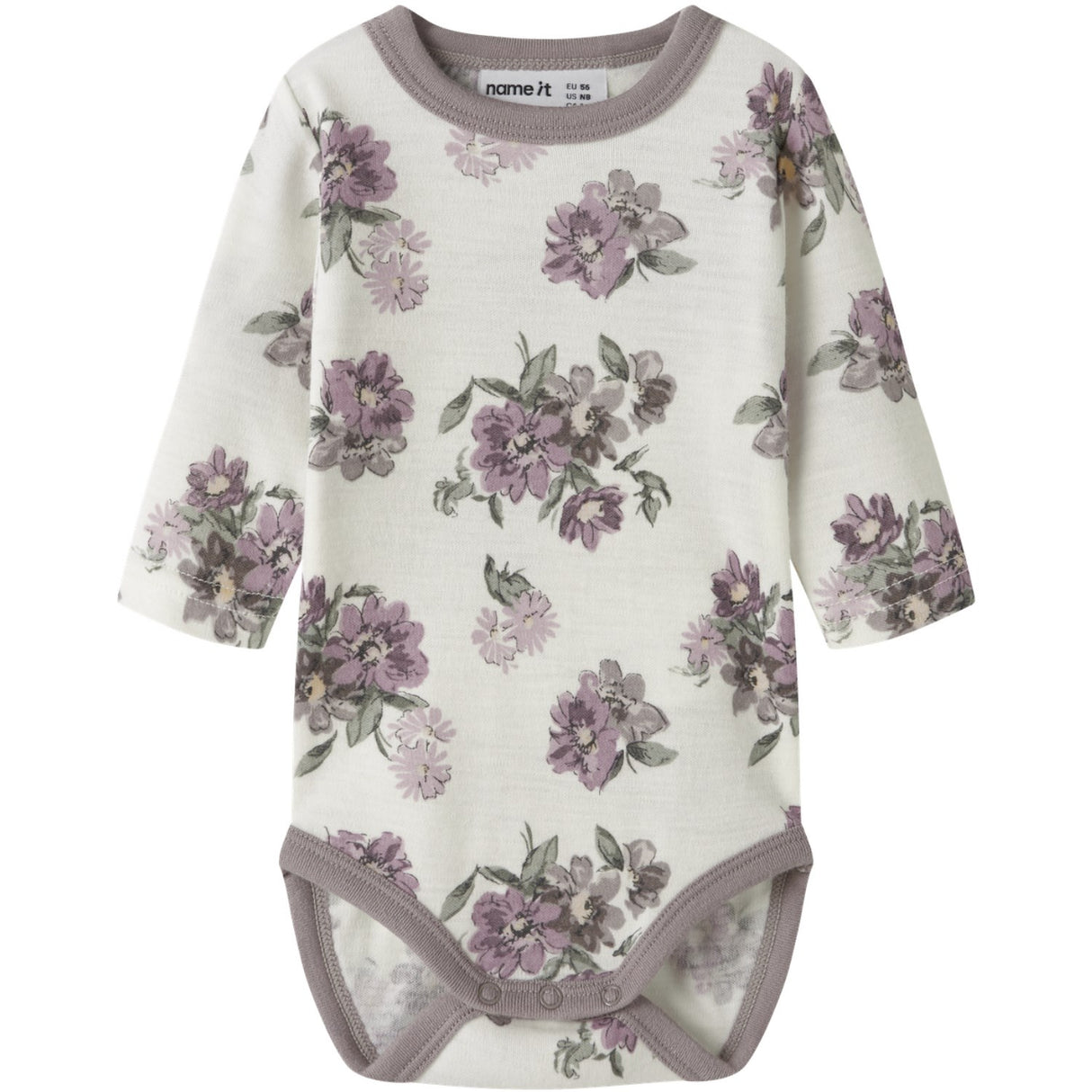 Name It Snow White Flower Bouquet Nbfwillitus Uld Ls Body