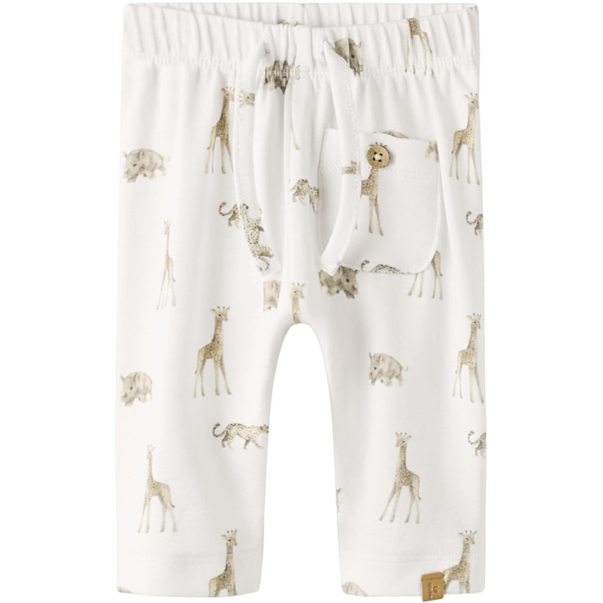 Lil'Atelier Coconut Milk Animals African Nbmgayo Elo Loose Bukser Lil Noos