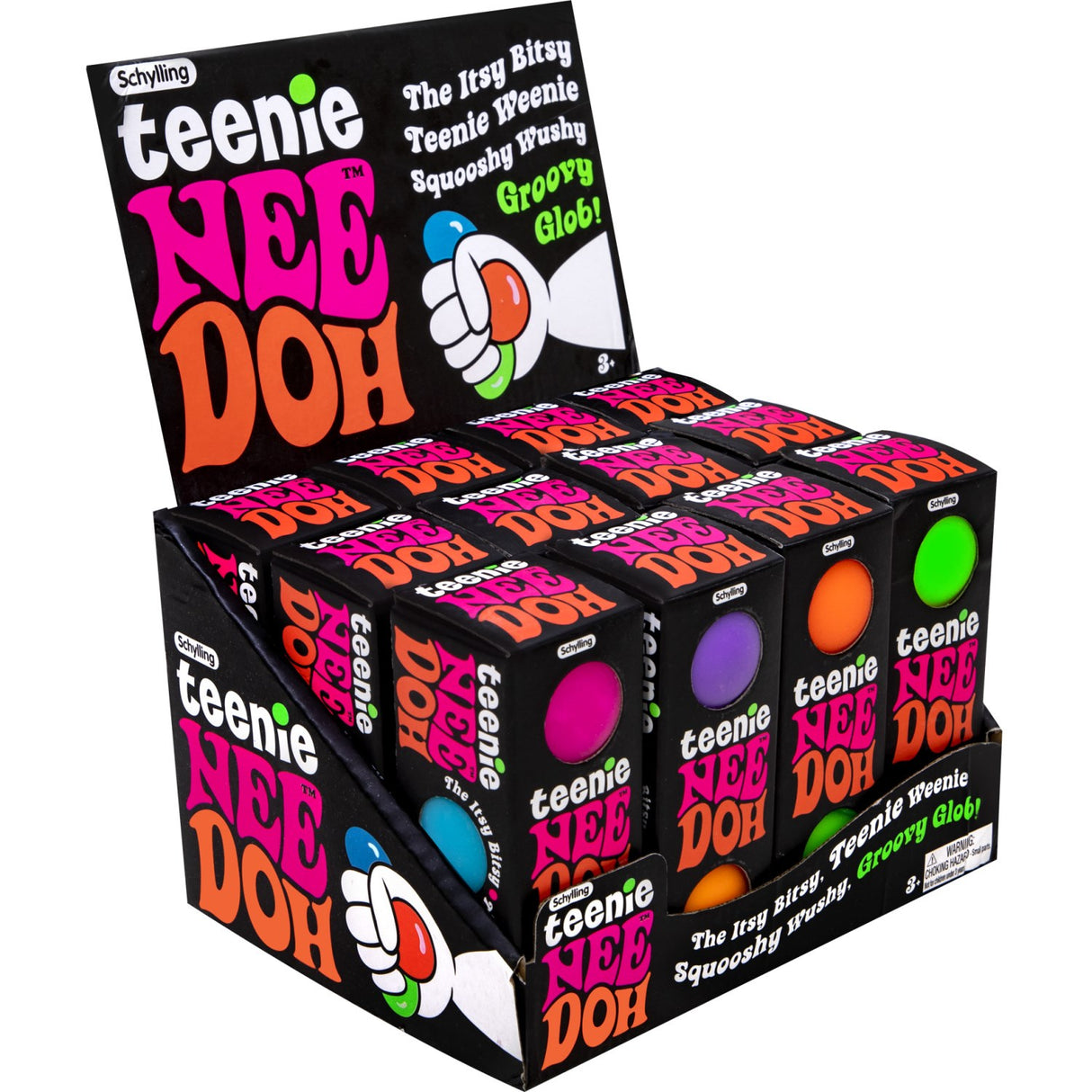 NeeDoh Teenie Nedoh 3-Pak Asst. CDU