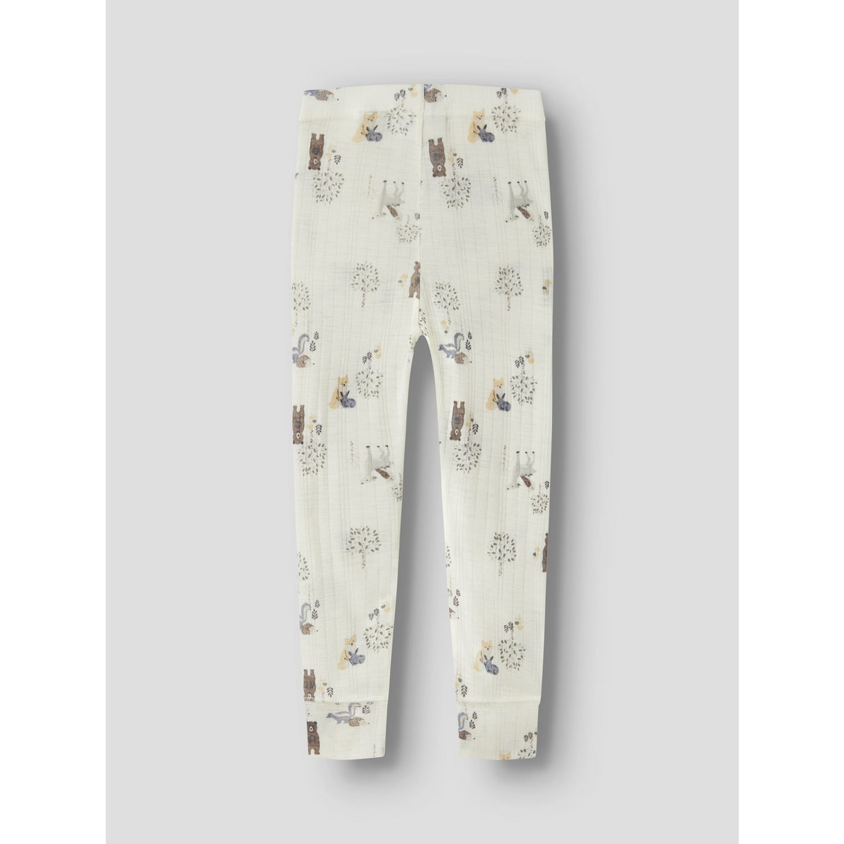 Name It Snow White Forest Animals Nmmwang Uld Needle Longjohn Noos
