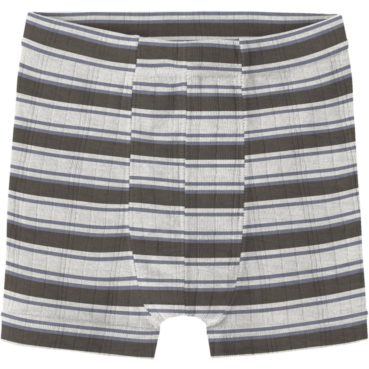 Name It Snow White Morel/Folkstone Gray Nmmwang Uld Needle Boxer