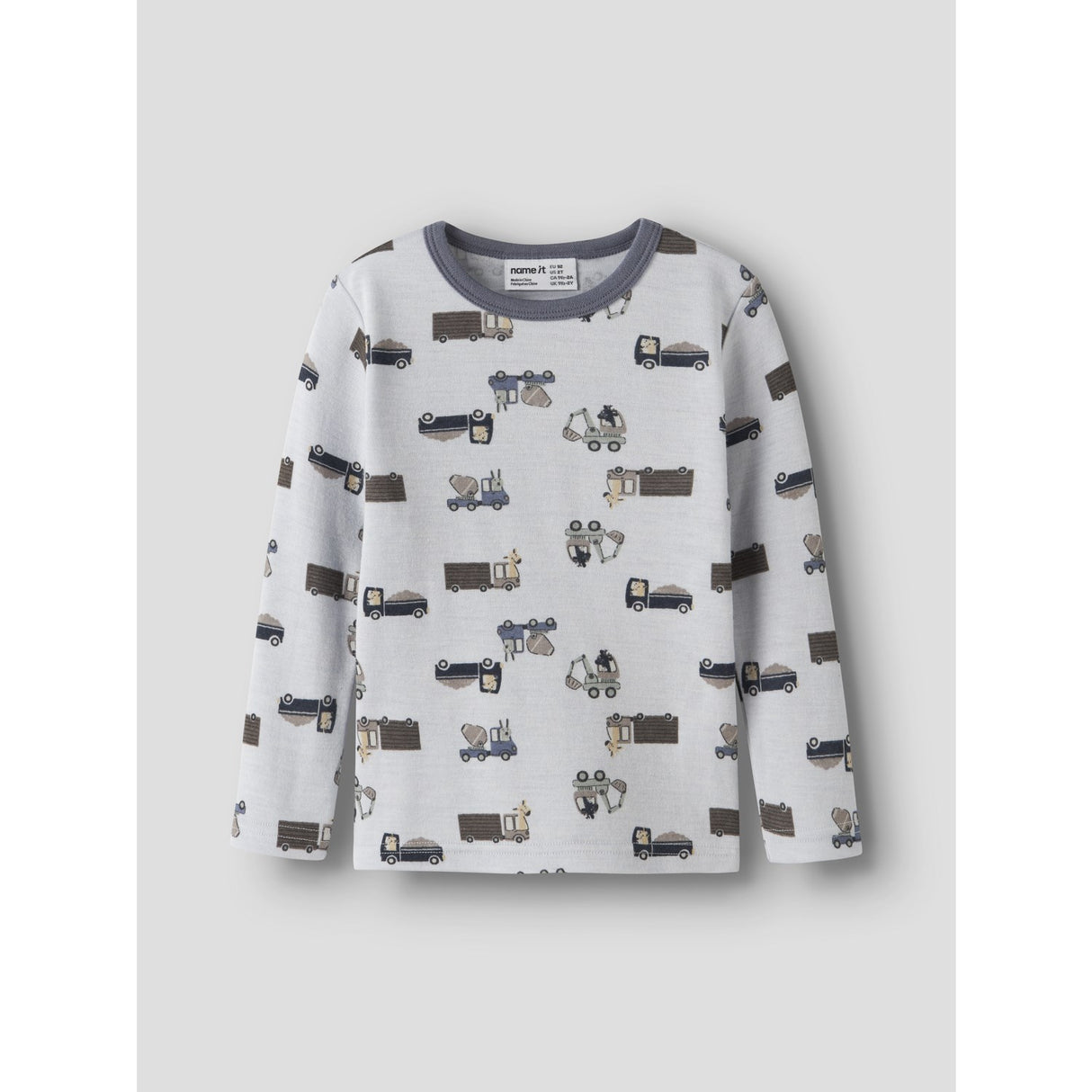 Name It Arctic Ice Animals At Work Nmmwillit Uld Ls Top