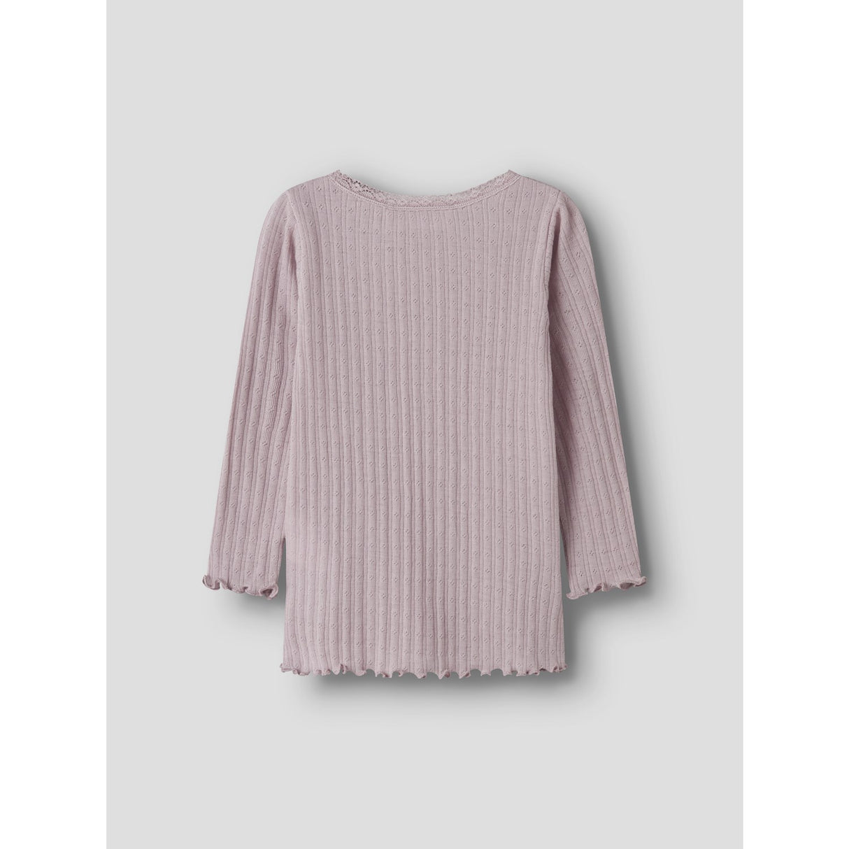 Name It Violet Ice Nmfwossa Wo/Si Rib Ls Top