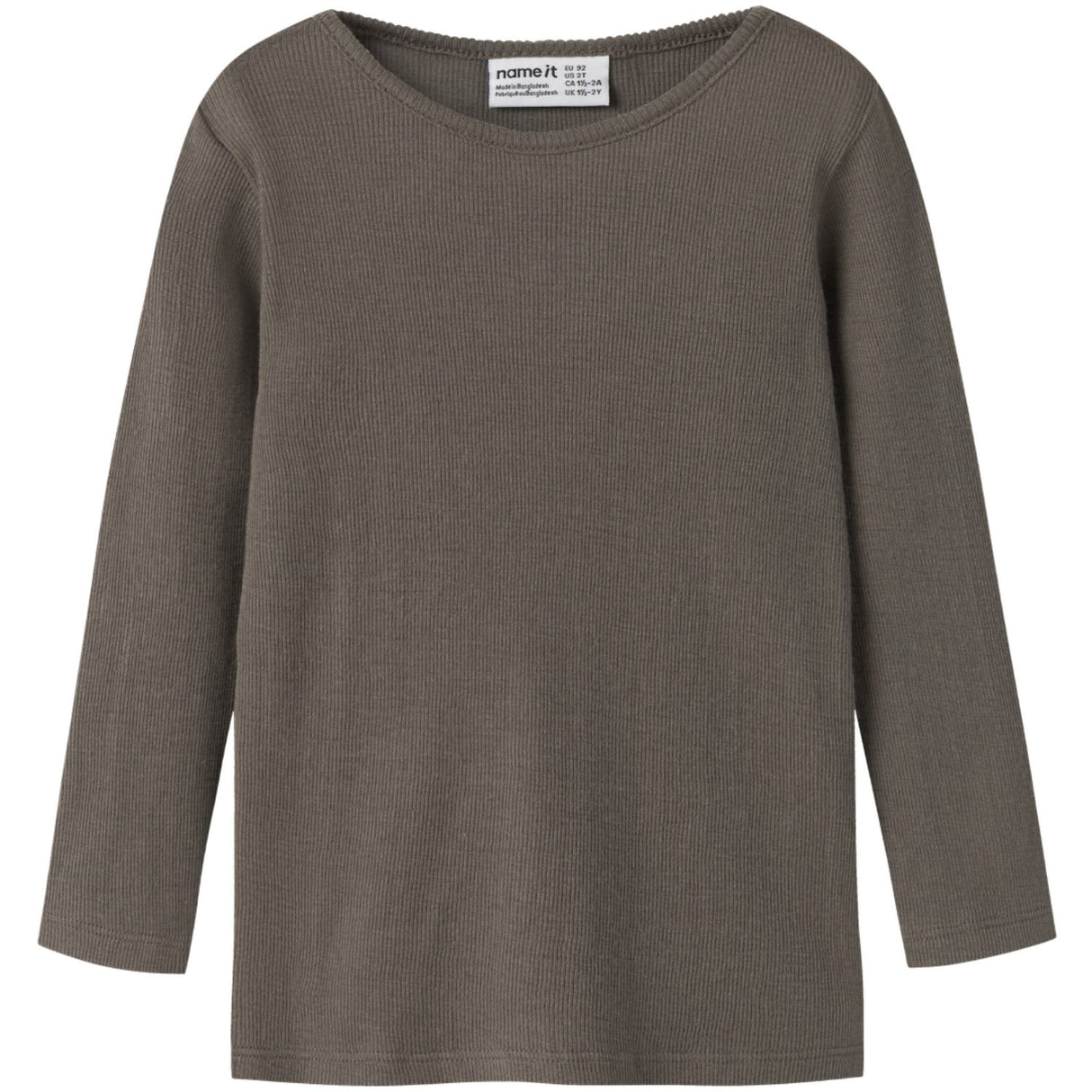 Name It Morel Nmmwossa Wo/Si Rib Ls Top