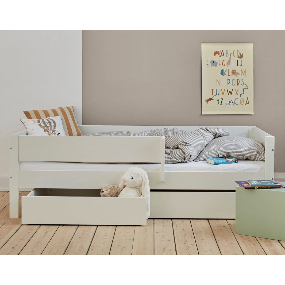 Manis-h White Huxie Juniorseng Med Sengehest - 160Cm