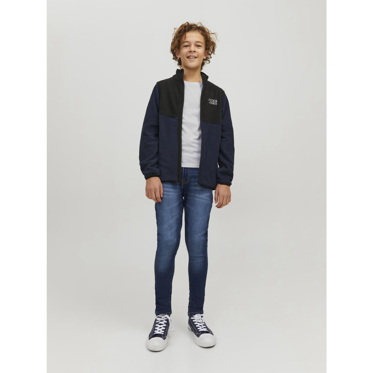 Jack & Jones Junior White Jjeorganic Basic Tee Ss O-Neck Noos Jnr
