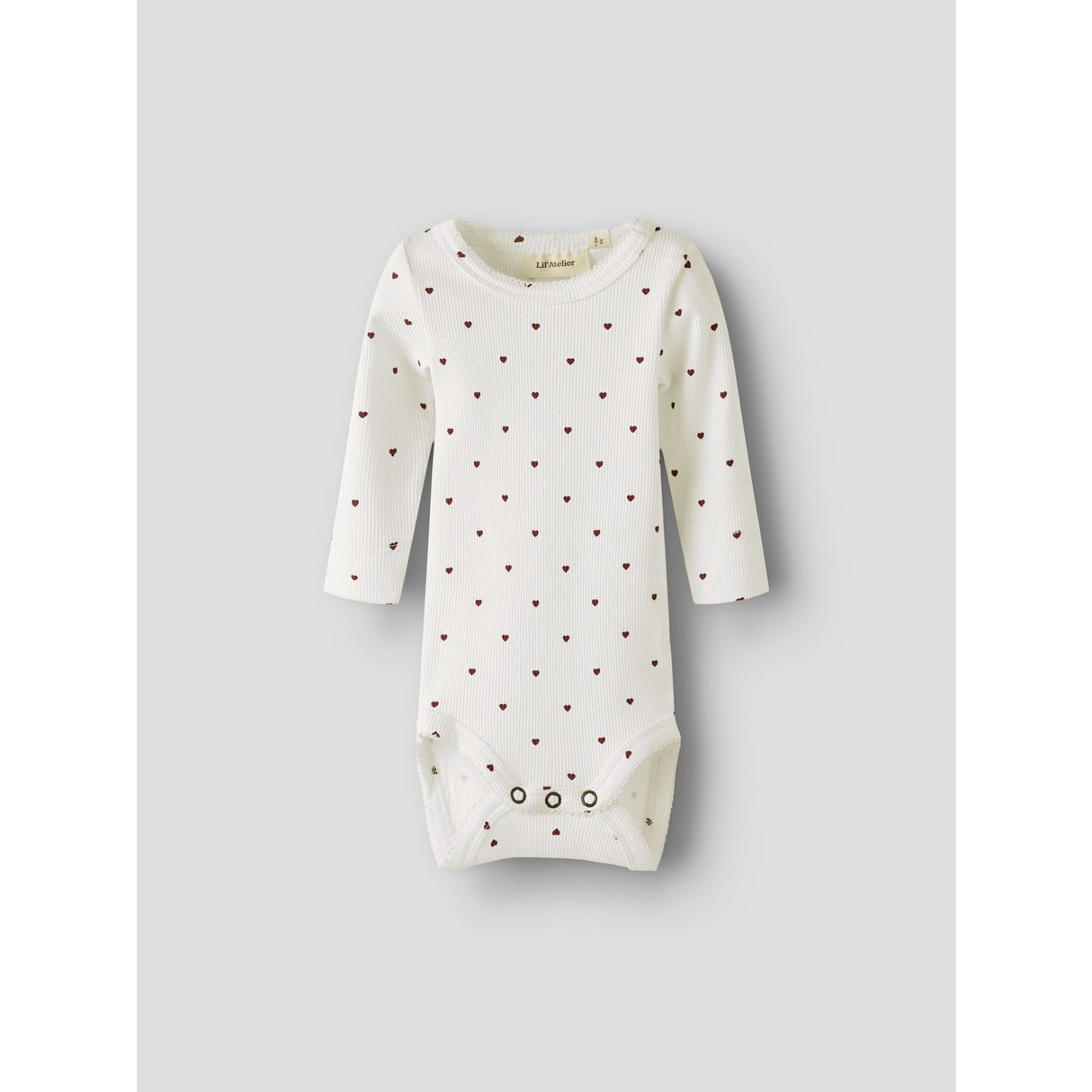 Lil'Atelier Coconut Milk Heart Nbfgago Ls Slim Body Lil Noos