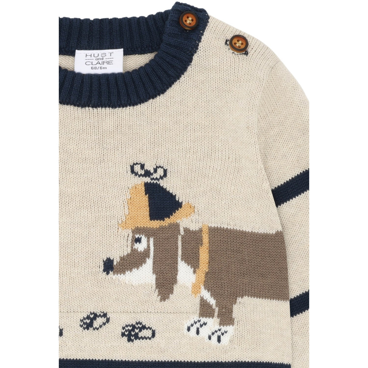 Hust & Claire Wheat Melange Pilou Tracking Dog