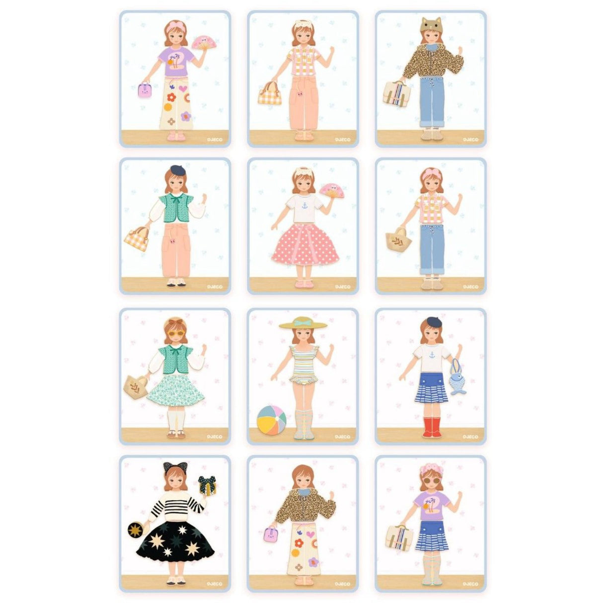 Djeco Inzebox Magnet Leg, Påklædning