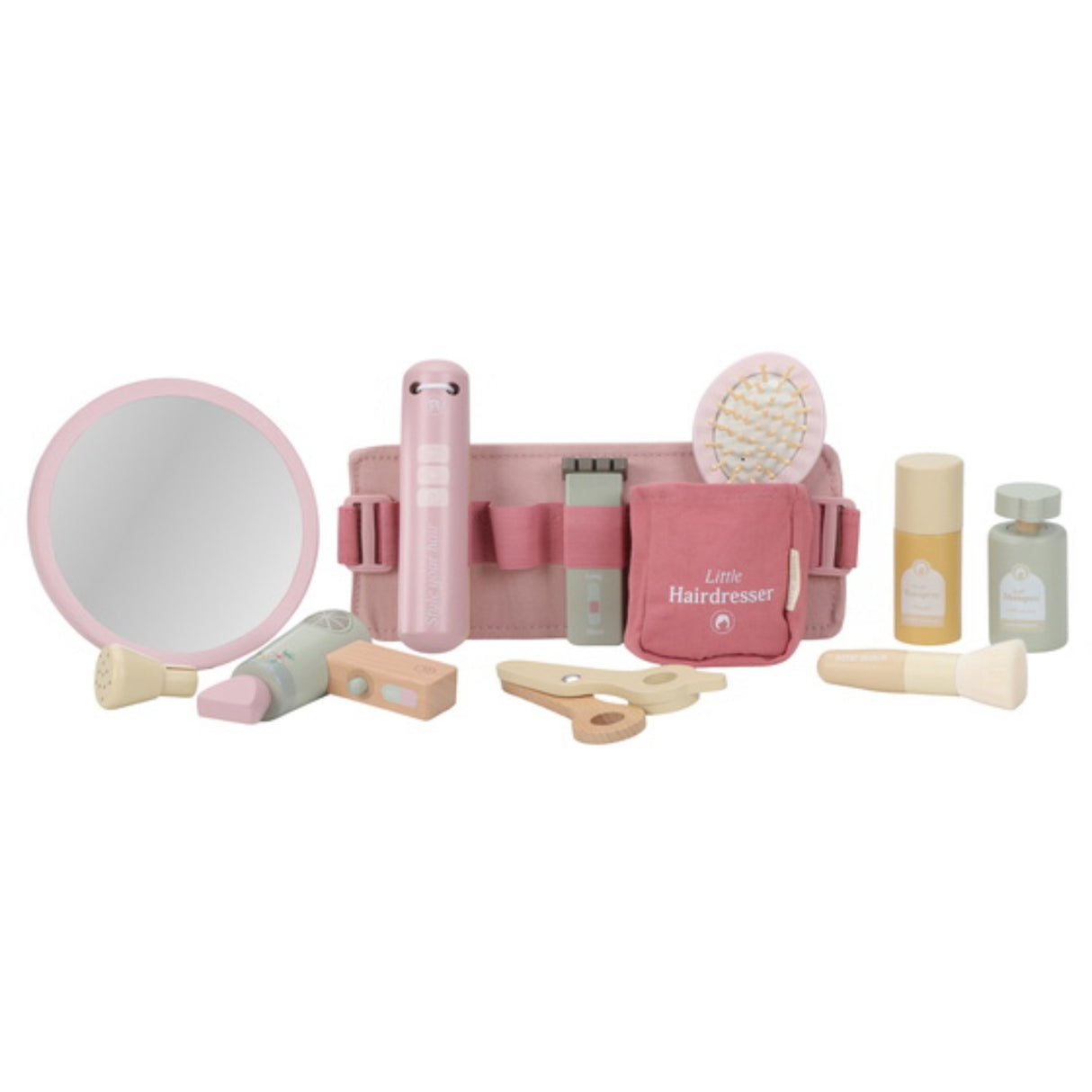 Little Dutch Pink Wooden Frisør Sæt