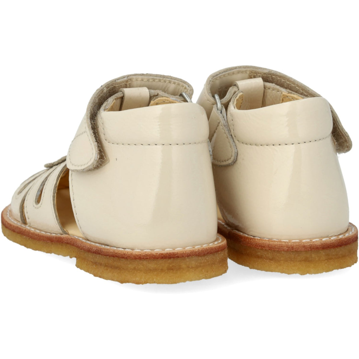 Angulus Buttermilk Begynder Sandal Med Velcrolukning