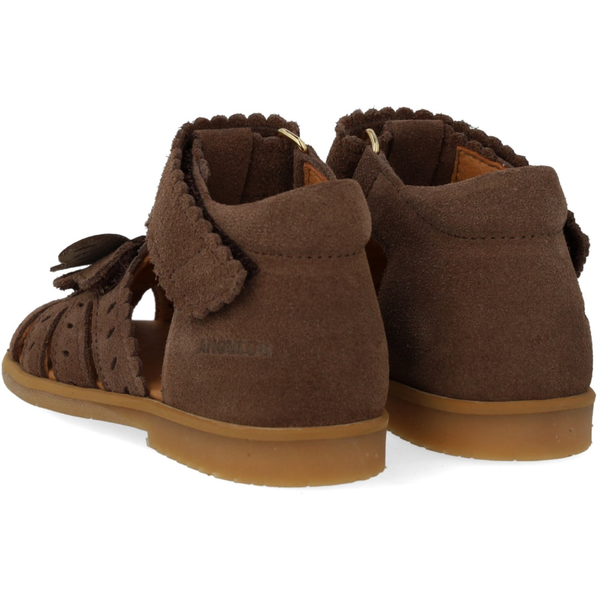 Angulus Sandal Med Sommerfugl Og Dobbelt Velcro