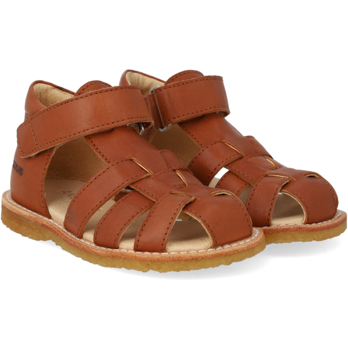 Angulus Begyndersandal M. Velcro Cognac 5019-201-1545