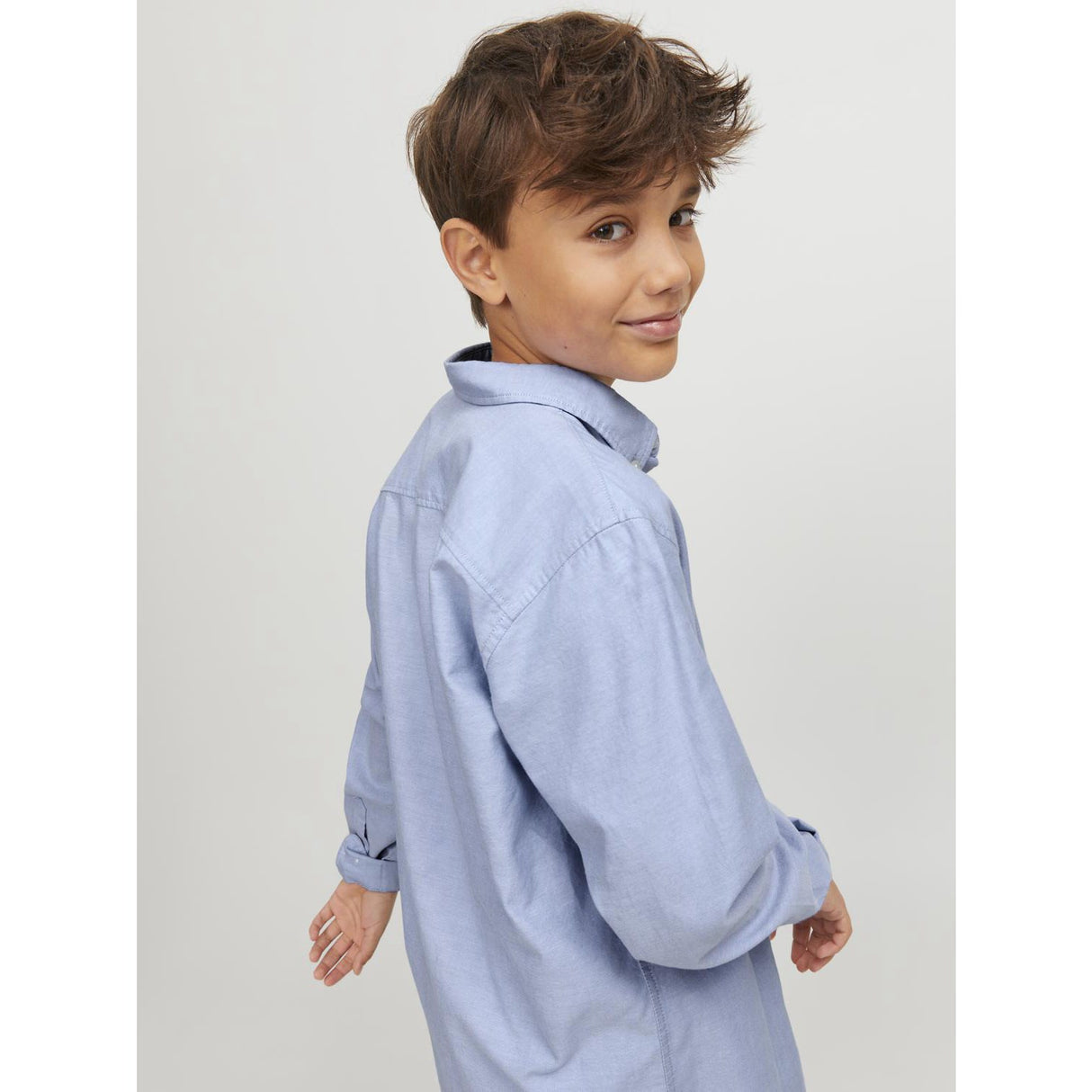 Jack & Jones Junior Cashmere Blue Jjeoxford Skjorte L/S Noos Jnr